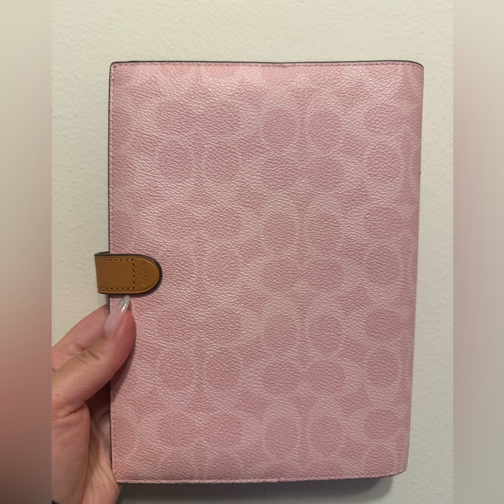 Coach Powder Pink Notebook - Picture 2 of 4